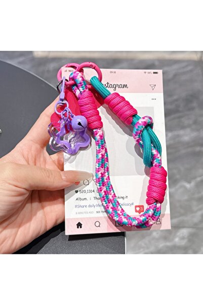 Choice4 Rose Red Phone Lanyard Wrist Strap Phone Case Connection Piece Phone ...