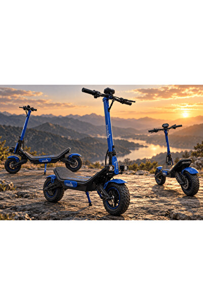 Baby Planet سكوتر كهربائي احترافي قوي 3200 واط بمحرك مزدوج وسرعة 60 كم/س مع إطارات طرق وعرة وهيكل حديد + ألومنيوم قابل للطي