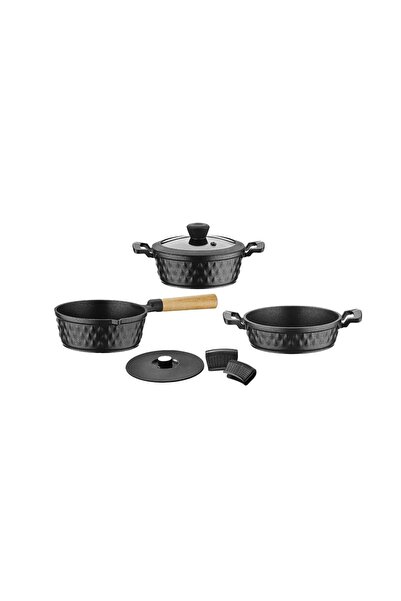 Brioni Diamond 5 Piece Black Midi Set