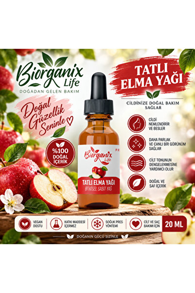 BiorganixLife Tatlı Elma Yağı 20 ml