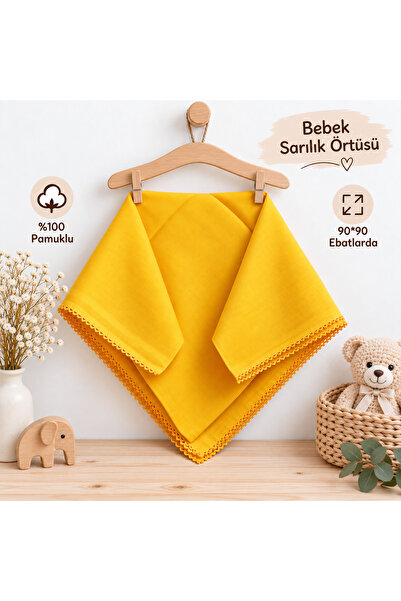 Algitsin O L A Bebek Sarılık Örtüsü+90X90 Cm+Oyalı+Hava alabilir+Yüz Örtüsü