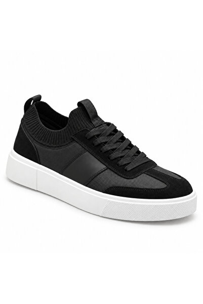 BESKAR KB-010 Μαύρα Ανδρικά Παπούτσια - Κλασικό Casual Σχέδιο με Λείο Επάνω Μ...