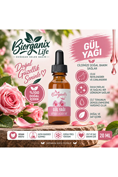BiorganixLife Gül Yağı 20ml