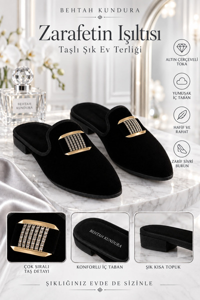 Behtah Kundura Women's House Slippers Women's Slippers Dowry Slippers Winter ...