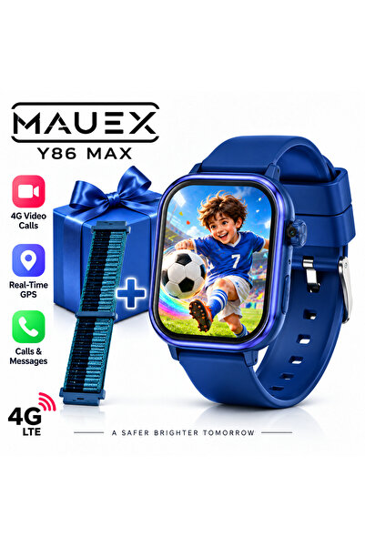 MAUEX Y86 MAX Έξυπνο Ρολόι για Παιδιά 4G GPS Βιντεοκλήση SOS Nano SIM Android...