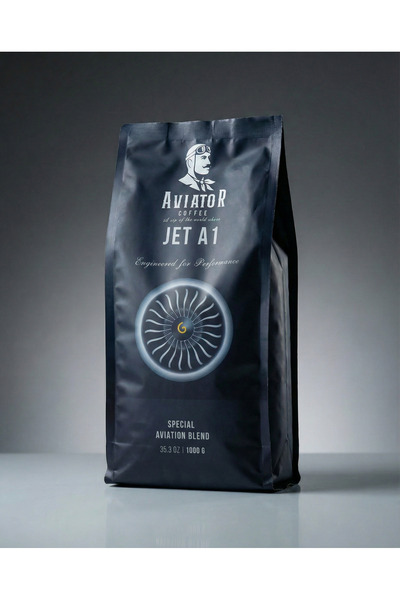Aviator Coffee Jet-A1 90% Arabica 10% Robusta Fresh Coffee Beans/ Ground Espr...