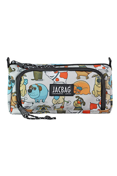 Jacbag Prime XL-Lastik Ayraçlı İki Bölmeli Kalem Kutusu