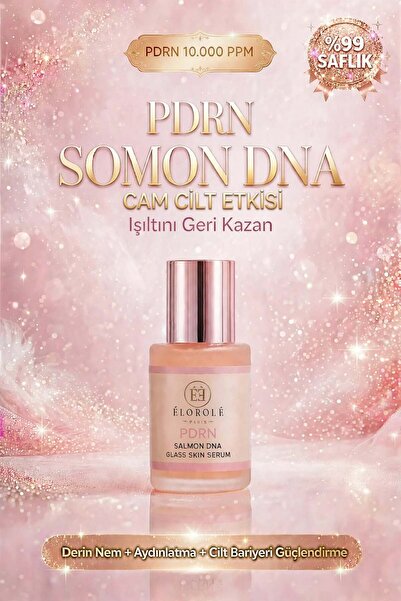 PDRN Somon DNA Glass Skin Serum - Cam Cilt Leke ve Kırışıklık Karşıtı %5 Niacinamide Nemlendirici Ectoin PDRN 10000 ppm