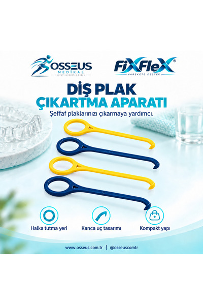 FİXFLEX Diş Plak Çıkarma Aparatı Fanatik 4 lü FB