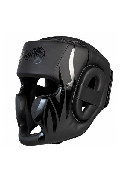 Dragondo 11749-P Black Mamba Yanakları Korumalı Kask