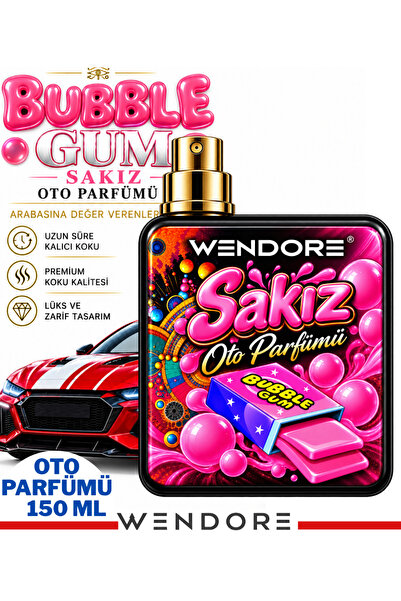 Bubble Gum Sakız Araç Oto Parfümü Premıum Seri 150ml