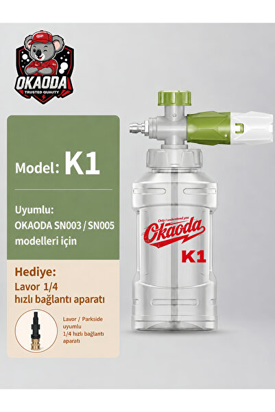 okaoda K1 SN003/SN005 modelleriyle uyumlu Profesyonel Köpük Kavanozu, ücretsi...