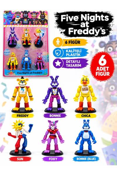 afreyz oyuncak Freddy Oyuncak Figürleri Five Nights At Freddy’s Fnaf Kaliteli...