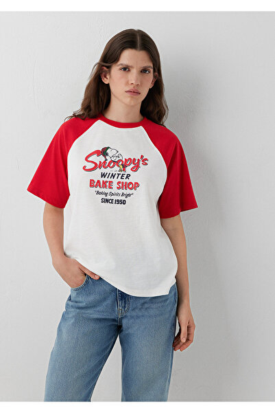 Mavi Snoopy Printed T-Shirt Regular Fit / Normal Cut 1620183-70057