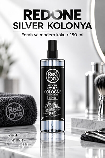 Red One Berber Kolonya Özel Parfüm Esansı Silver 150ml