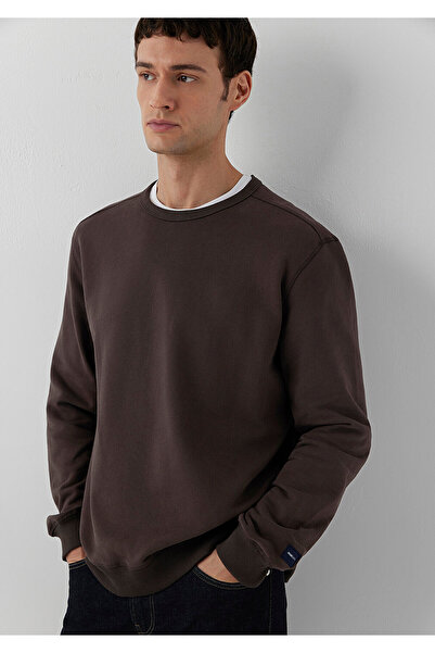 Mavi Jeans Kahverengi Basic Sweatshirt 0S10620-70219
