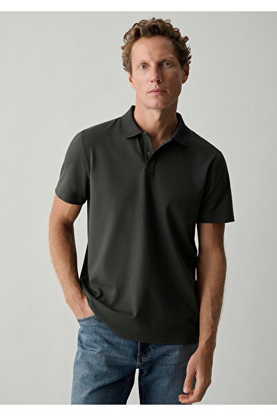 Mavi Antrasit Polo Tişört Slim Fit / Dar Kesim 0620213-91268