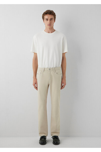 Mavi Lisbon Açık Bej Denim Gabardin Pantolon 0010039-A4104