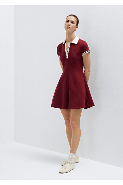 Mavi Kırmızı Mini Elbise 1310903-85633