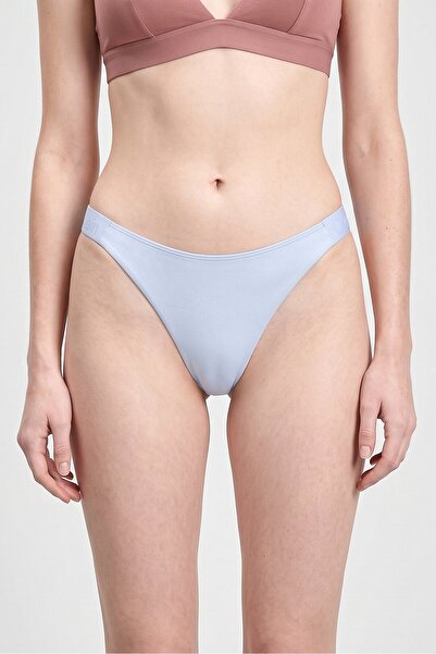 Calvin Klein Women Brand Logo Bikini Bottom, Slate Blue