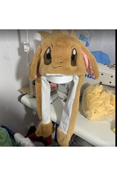 Choice3 Eevee - brown FUNISM New Cartoon Cute Doll Pokemon Airbag Hat Pinch E...