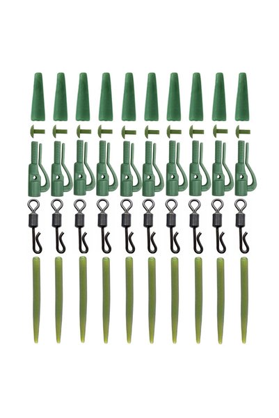 Choice 10 sets 50 pcs 10 Sets Carp Fishing Accessories Lead Clip Quick Change...