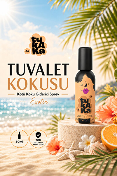 TUKAKA Tuvalet Öncesi Koku Giderici Sprey 50ml Exotic - Uzun Ömürlü Banyo Ve ...