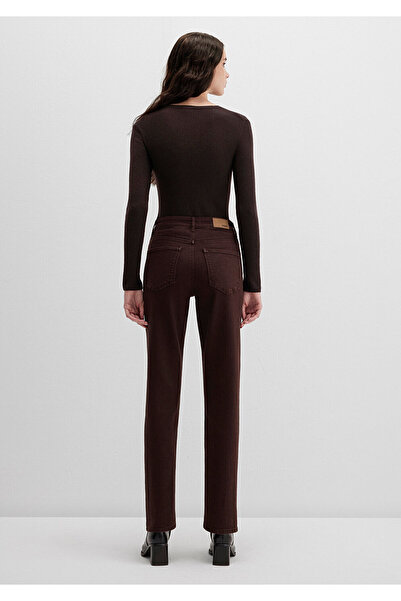 Mavi New York Kahverengi Gabardin Pantolon 101441-91340
