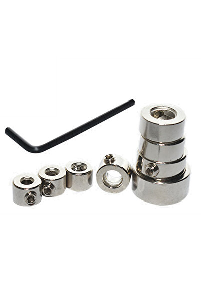 Choice 8pcs Drill Stoper Collar Set 3-16mm Depth Stop Collars For Ring Positi...