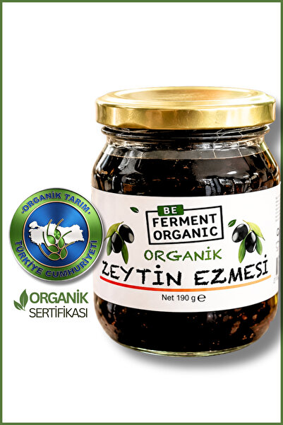 BE FERMENT Organik Zeytin Ezmesi | Bebek Zeytin Ezmesi - 190 G