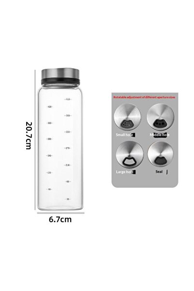 choice2 500ML 200/300/500ml High Borosilicate Glass Seasoning Can Salt Sesame...