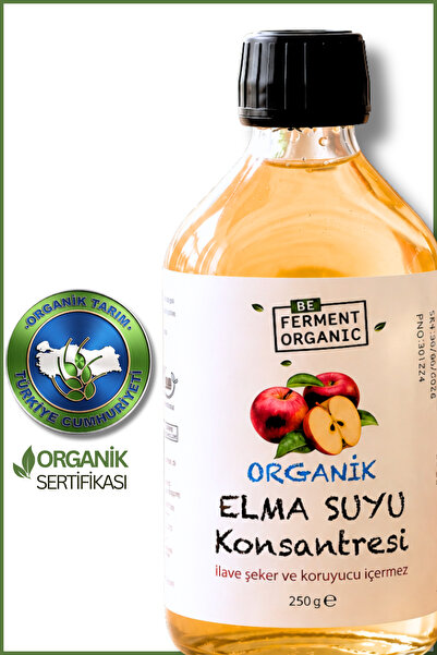 BE FERMENT Organik Elma Suyu Konsantresi 250 G