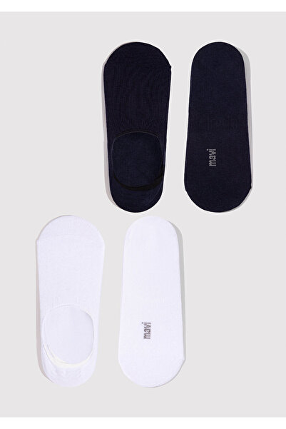 Mavi 2 Pack Black and White Ballerina Socks 092594-620