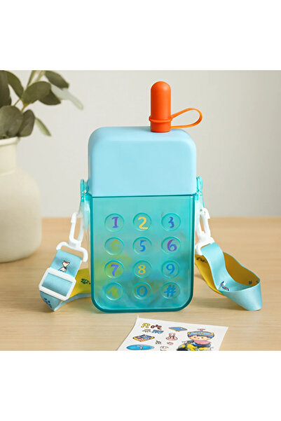 SS HOME CONCEPT Phone Model Water Bottle 300 ml - with Straw, Screw Cap and S...