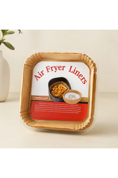 SS HOME CONCEPT Air Fryer Paper Baking Mold Square 16X4.5 cm 50Pcs