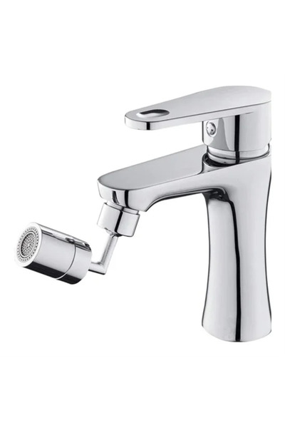 SS HOME CONCEPT 720 Degree Rotatable Faucet Head with 4 Filters and Mounting ...