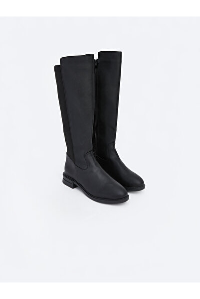 LC Waikiki Alita City Lcw Steps Black Women's Boots with a Difference