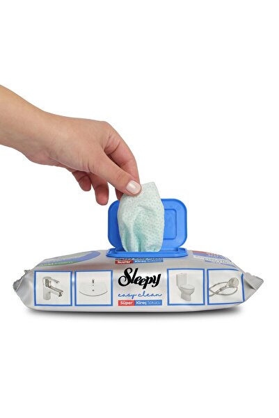 Sleepy Easy Clean Süper Kireç Sökücü Yüzey Temizlik Havlusu Mendili 30 Yaprak