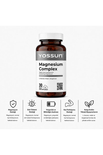 yossun Magnesium Complex Tablet Food Supplement 1000Mg