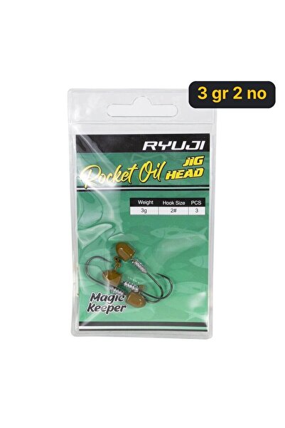 Rocket Oil Jighead İğne 3 gr 2 no