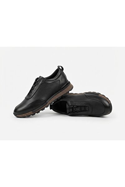 Growish GR0415 Hakiki Deri Erkek Spor Klasik Termo Taban Sneaker Kolej Ayakkabı