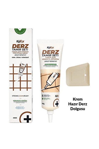 Hazır Derz Dolgu Tüpü Krem 400 gr – Hızlı Kuruyan Derz Tamir ve Yenileme Tüpü