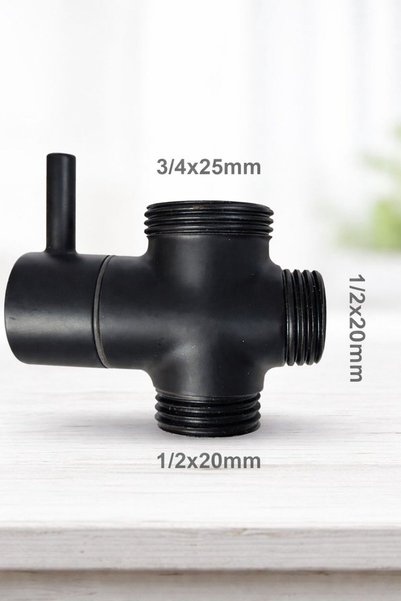 FAWER Faucet & Shower Siyah Yönlendirici