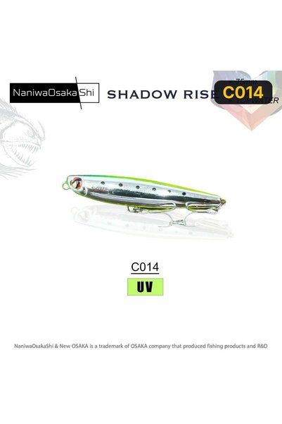 OEM NaniwaOsakaShi Shadow Rise 75MM 7.8G Suni Balık C014