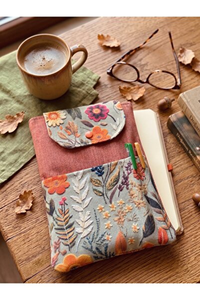 Tadsy Autumn Floral Patterned Book Cover Stylish and Book Protective Cover wi...