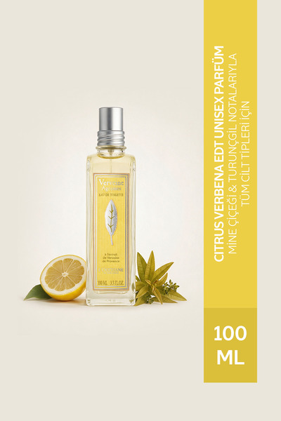 L'Occitane Citrus Verbena Parfüm, EDT, Unisex, Mine Çiçeği ve Turunçgil Notal...