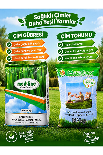 Genel Markalar Çok Yıllık Çim Tohumu Uzun Ömürlü 7'lı Karışım Gölge ve Aşırı ...