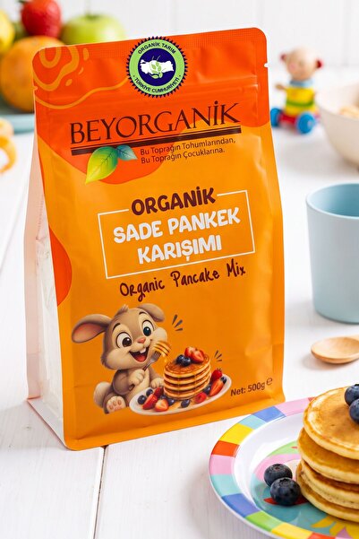 BEYORGANİK Organik Pankek Karışımı 500gr (PESTİSİT VE AFLATOKSİN ANALİZLİ)