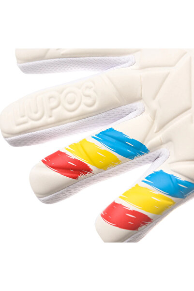 Lupos Mănuși de portar Tricolor Alb 10