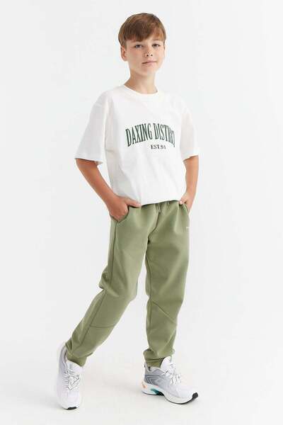 PAULMARK Boy's Summer Printed Sweat Bottom